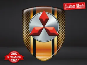 Mitsubishi Autocollants Logo Vinyle Course Qualité Pro